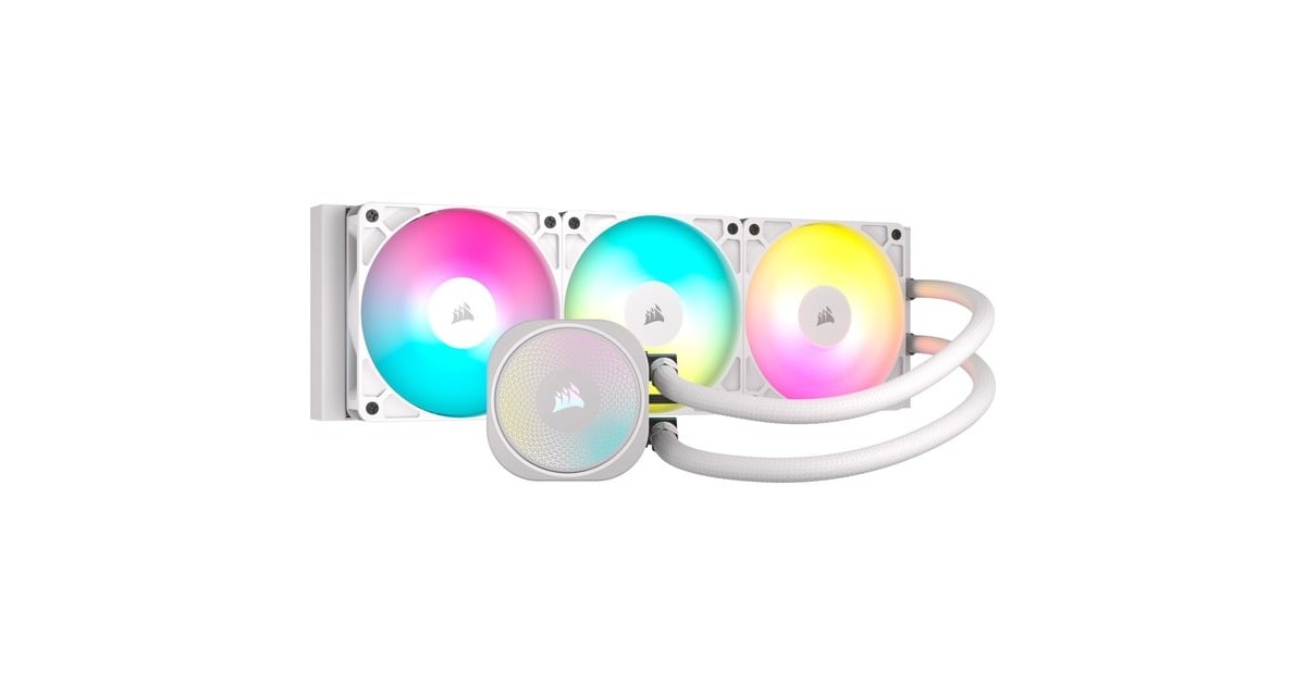 CorsairNAUTILUS 360 RS ARGB waterkoeling  (Wit, 4-pins PWM fan-connector)