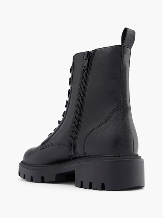Graceland Schnür-Stiefelette Schwarz