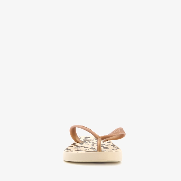 Copacabana vegan kinder slippers met panterprint