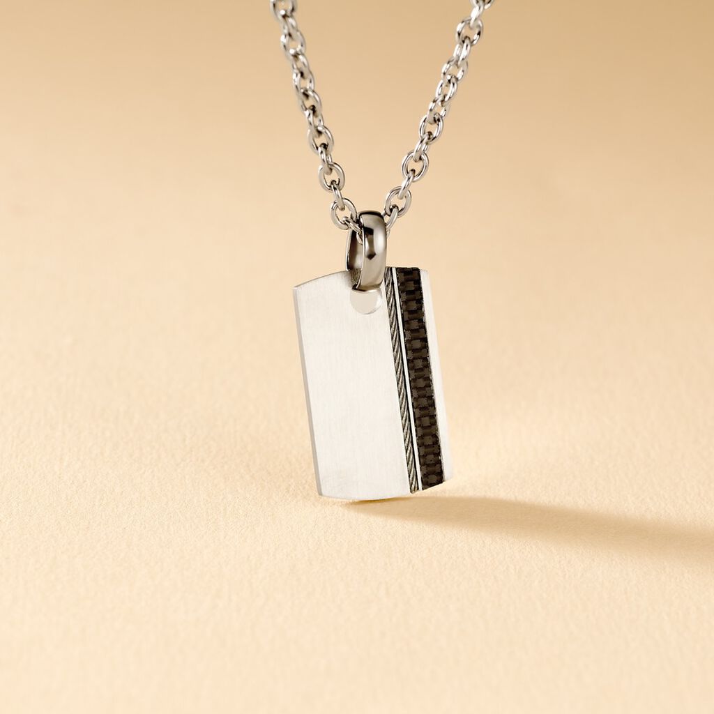 Collier Lovaina Acier Blanc