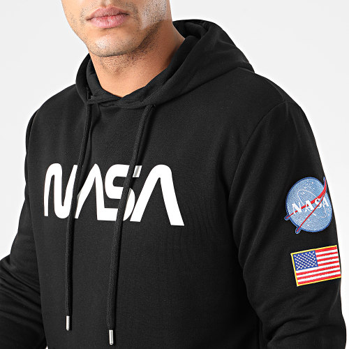 Sweat Capuche Worm Patches Noir