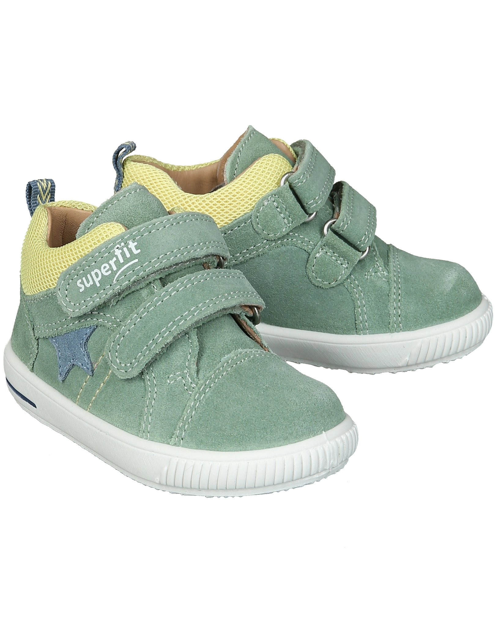 Lauflernschuhe MOPPY mit Klettverschluß in mintgrün