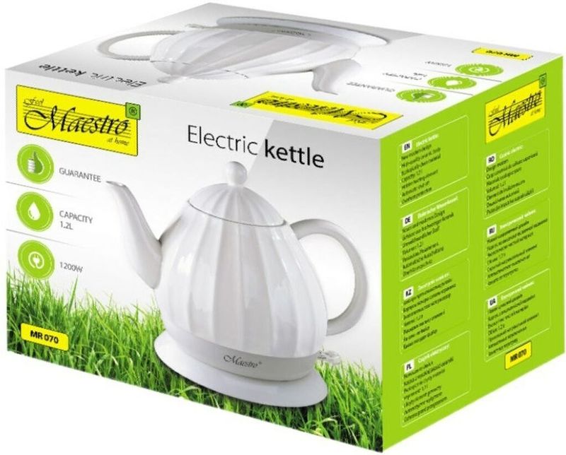 Maestro MR 070 - Waterkoker - Keramiek - 1.2 L