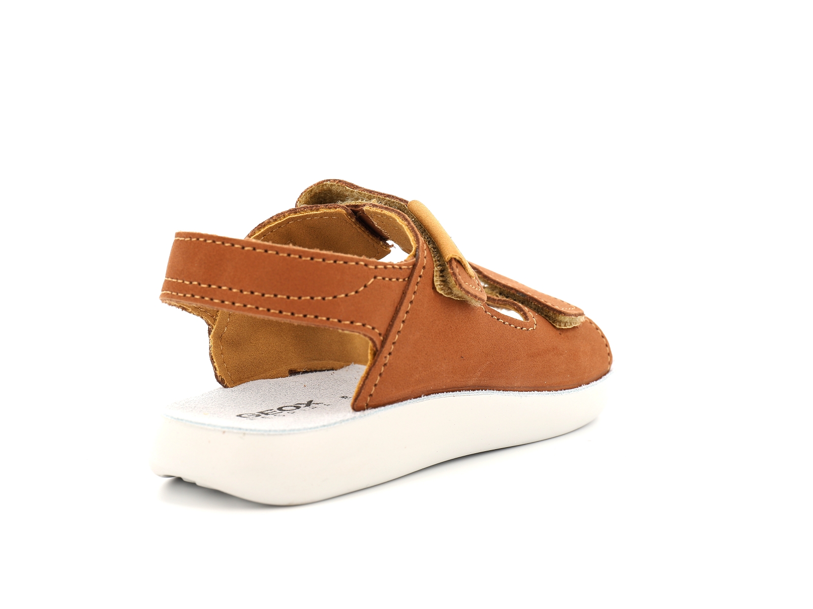 Geox-SANDAL LIGHTFLOPPY J45GQC Matières combinées Marron Moyen
