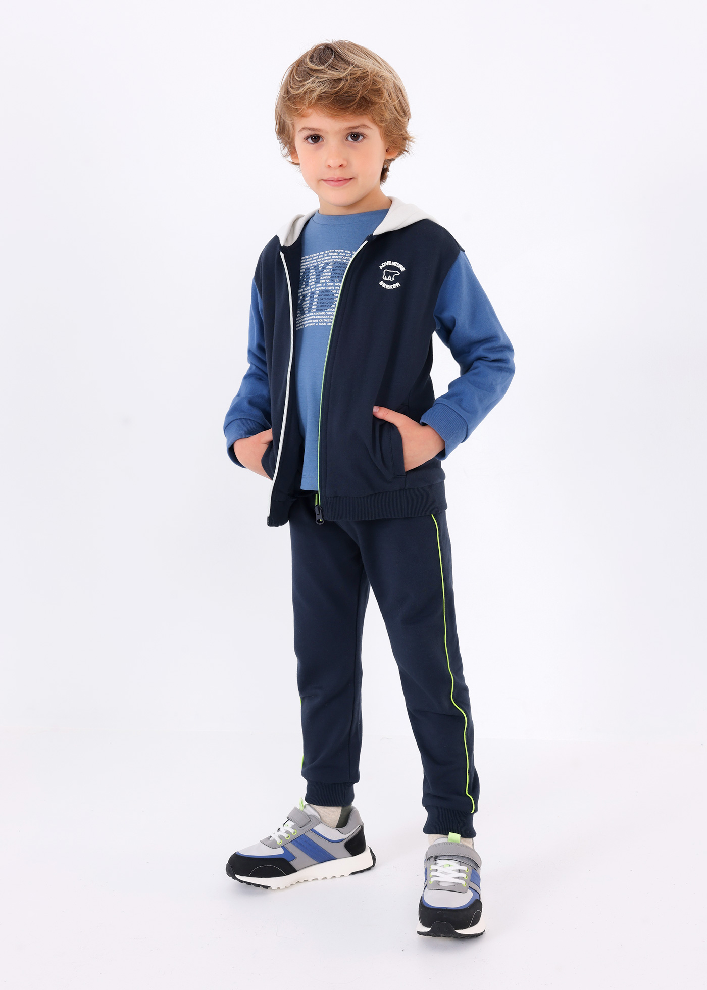Conjunto de treino de 3 peças para meninos