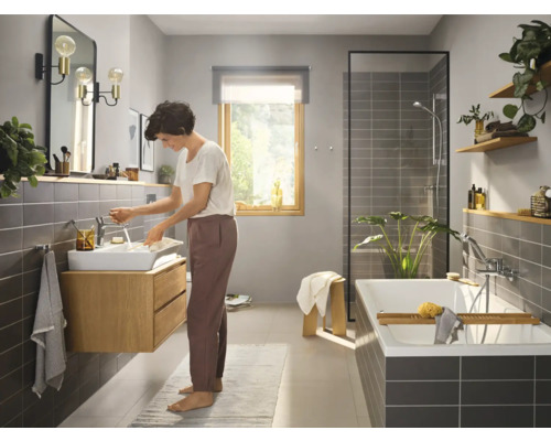 hansgrohe REBRIS E verchroomde badkraan 72450000