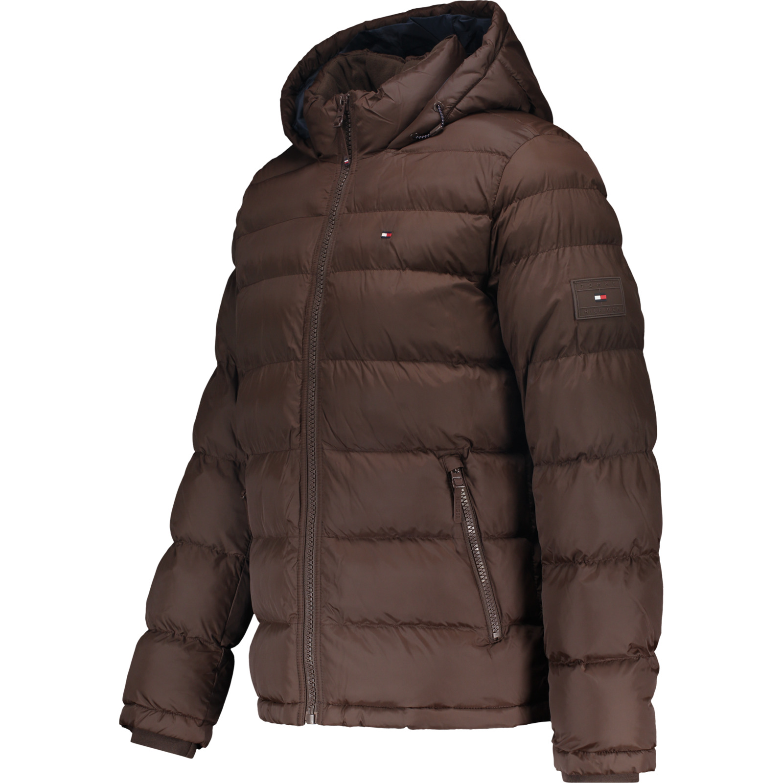 Tommy Hilfiger Herren-Jacke Pfuffer mit Kapuze XL, dunkelbraun