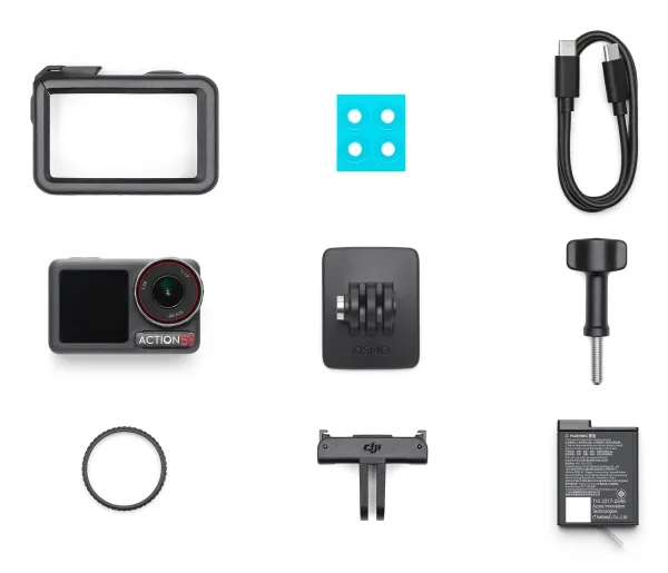 DJI Osmo Action 5 Pro - Standard Combo - action-kamera - 4K / 120 fps - flash 64 GB - Wi-Fi, Bluetooth - undervands op til 20 m