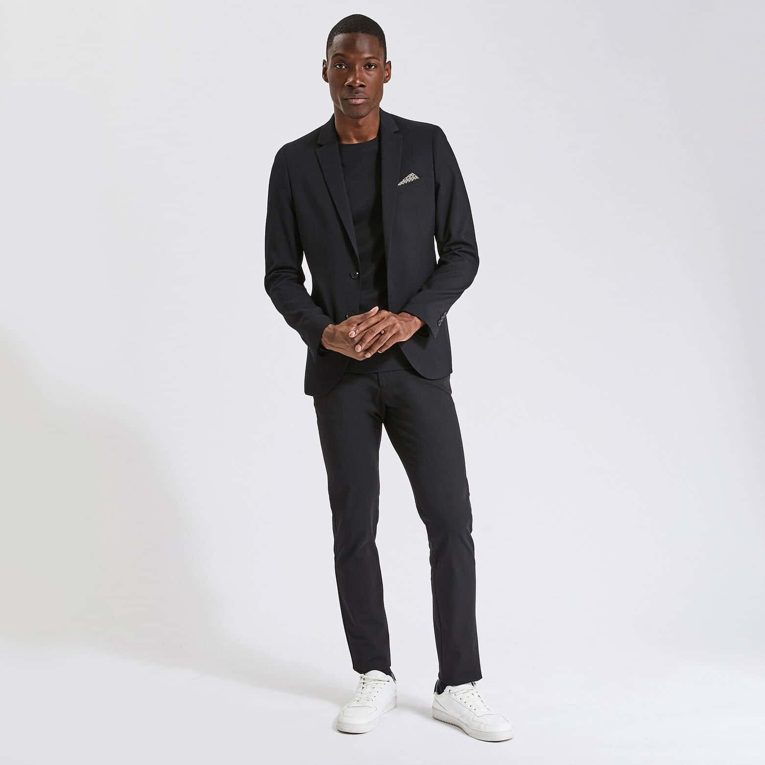 Veste de costume coupe slim Noir