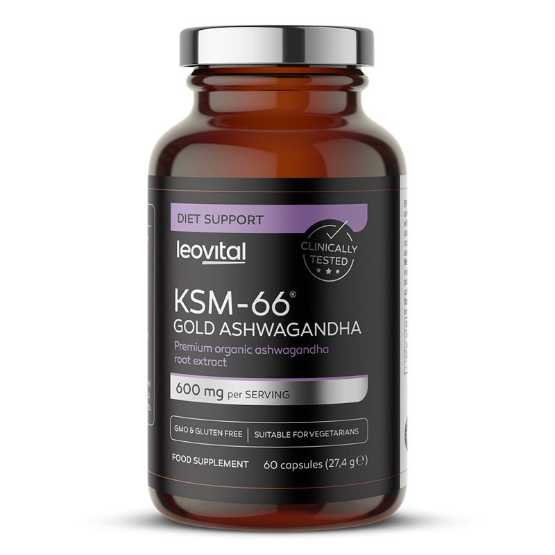 Polleo Leovital KSM-66® Gold Ashwagandha, 60 Kapseln