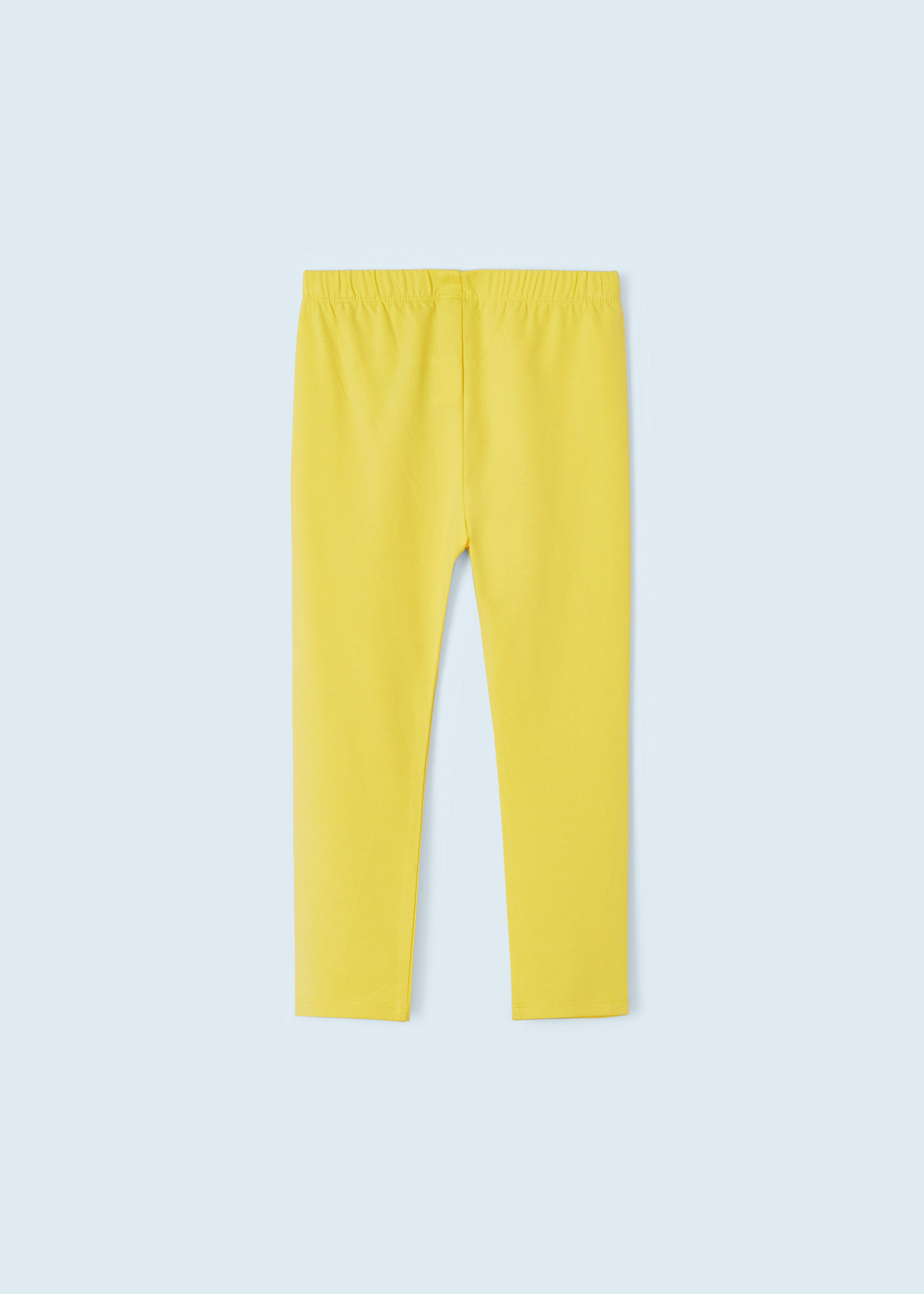 Leggings compridas de algodão sustentável para meninas