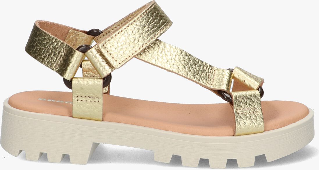 BRAQEEZ gouden braqeez sandalen sharon shell