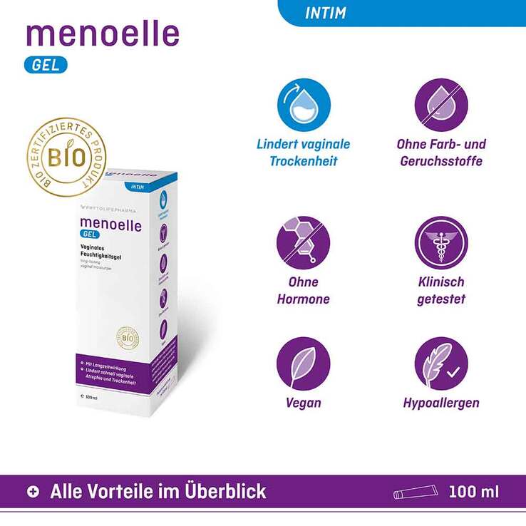 Menoelle Vaginalgel, 100 ml