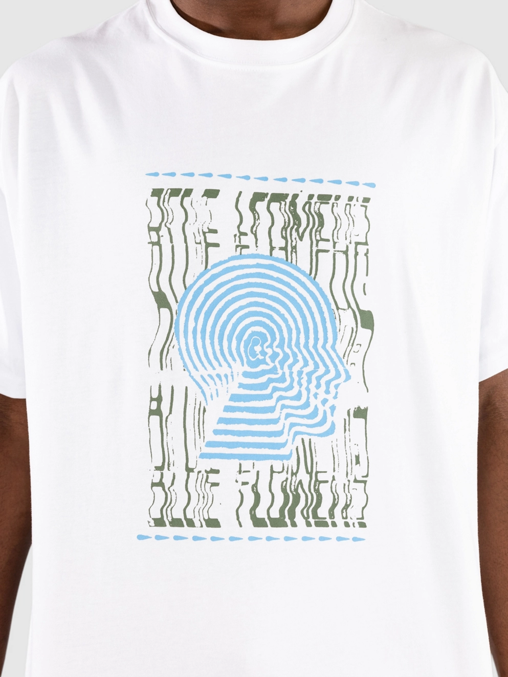 Blue Flowers Generation T-Shirt white
