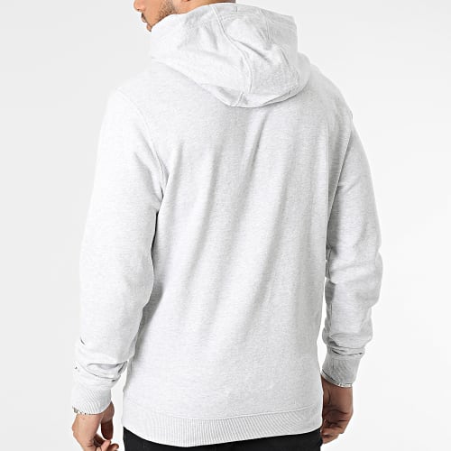 Sweat Capuche Regular Arched Logo 6805 Gris Chiné