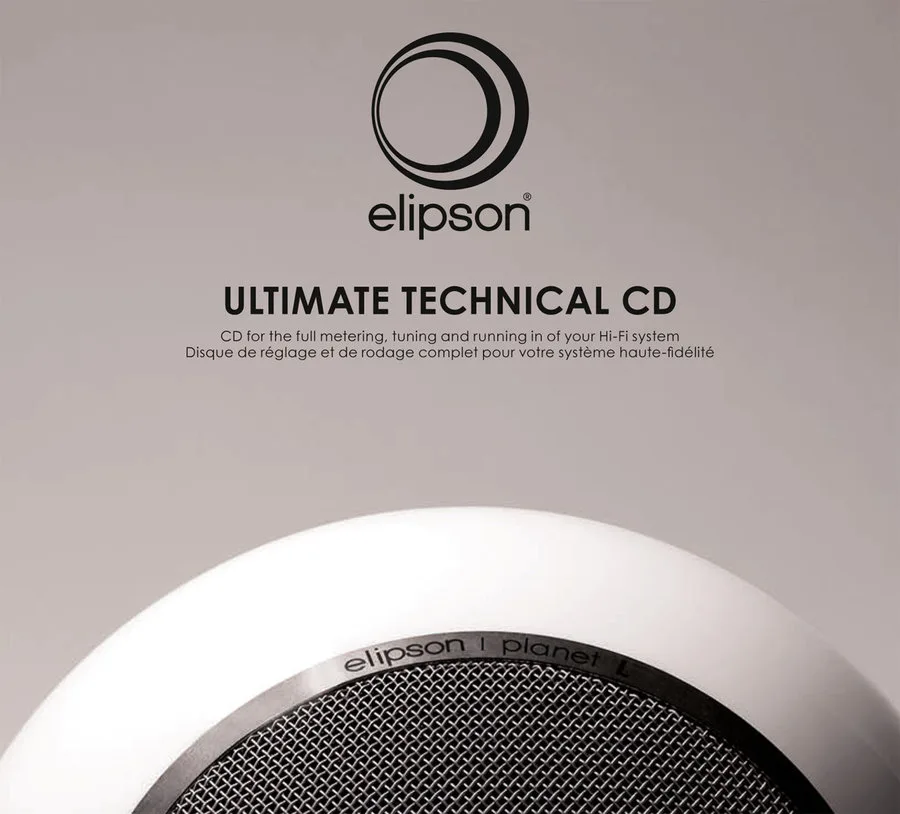 Elipson Ultimate Technical CD Disques de réglage/rodage