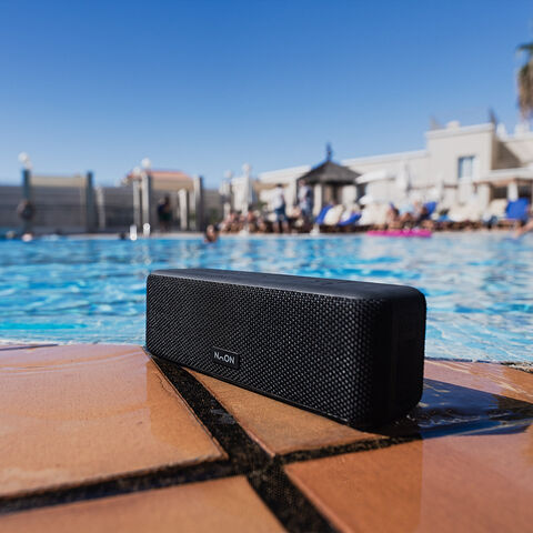 Noon Audio FLIXX – betaalbare en waterdichte streamingluidspreker met goed geluid Zwart