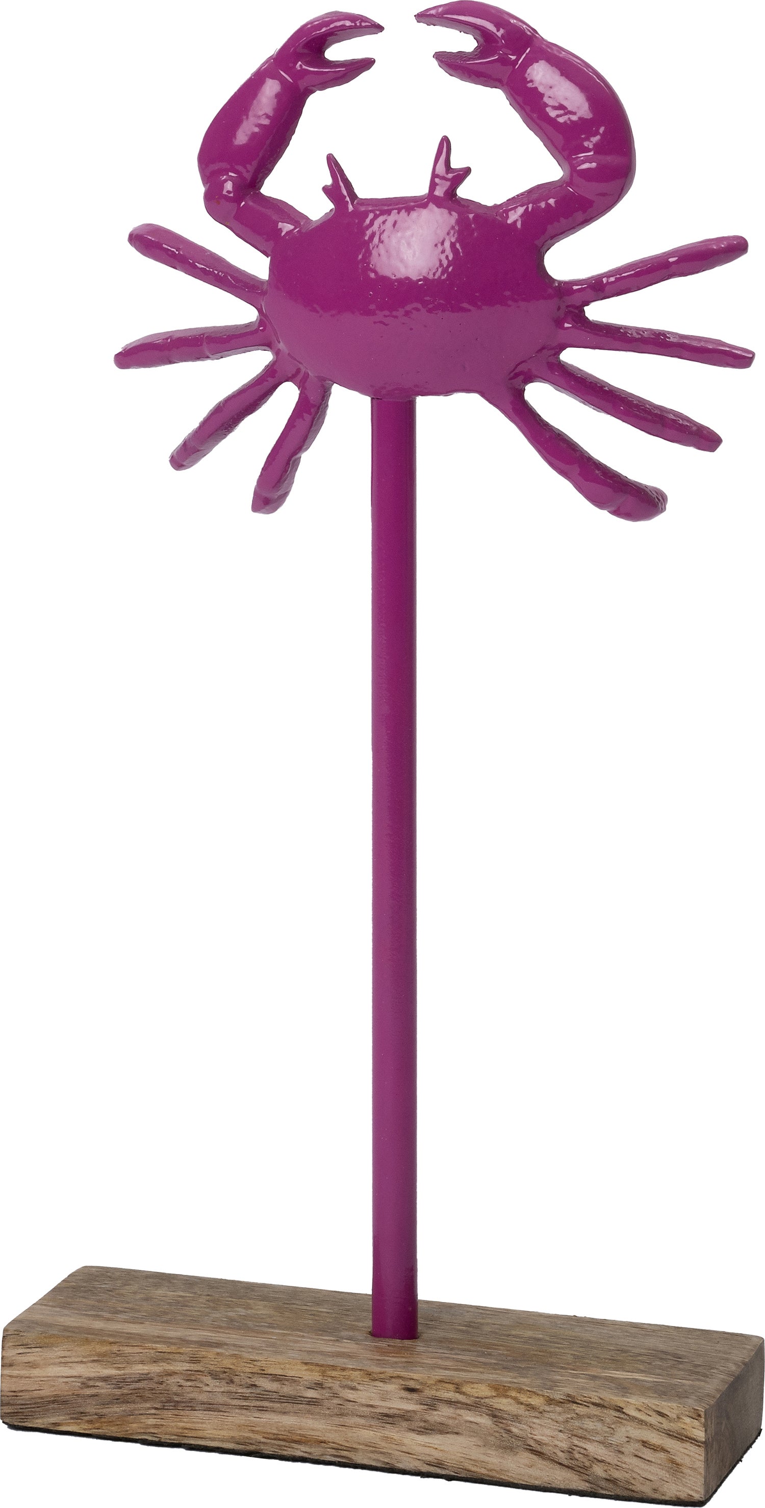 Intratuin beeld Jaba krab roze 16 x 6 x 34 cm