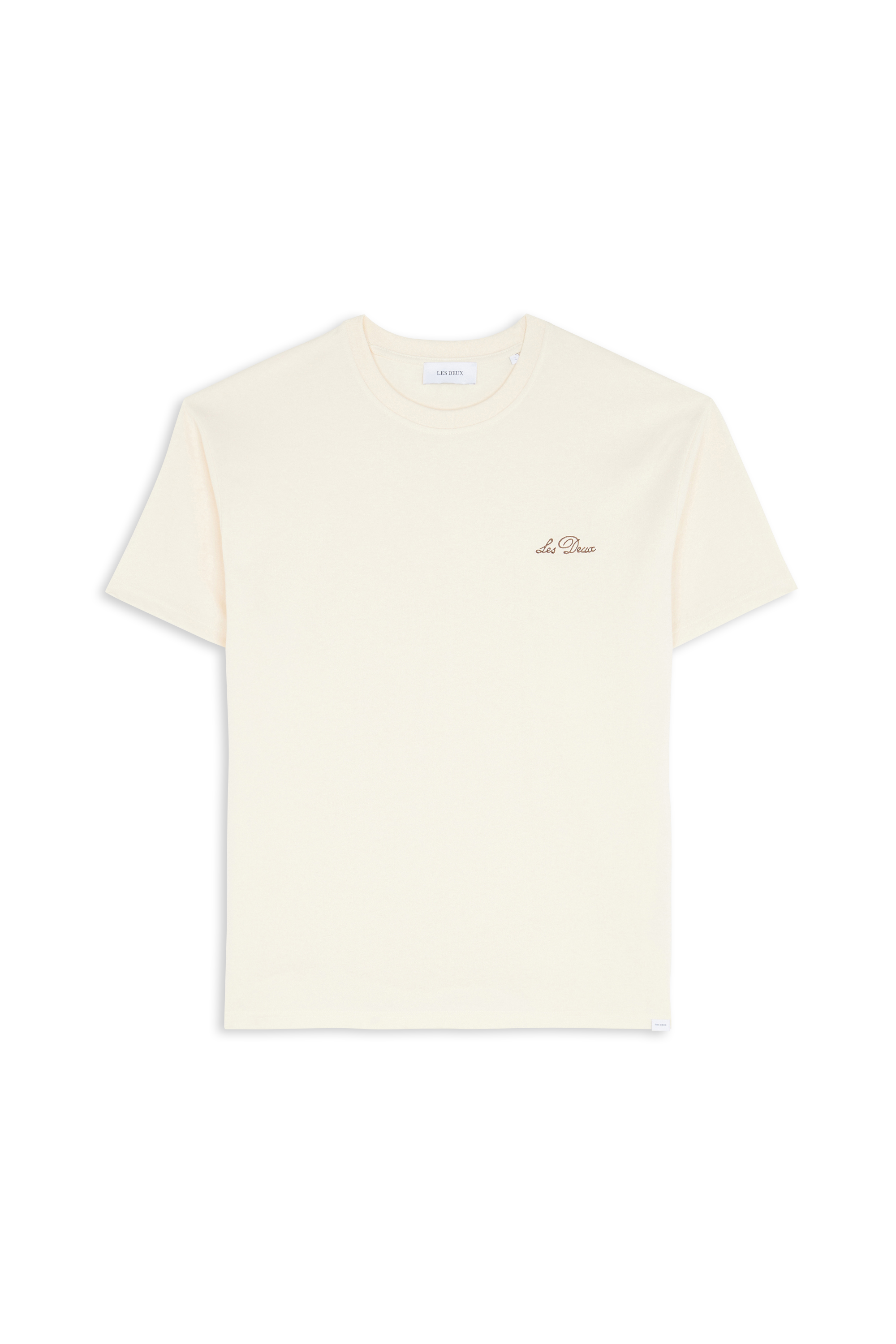 LES DEUX T-shirt Crew Beige