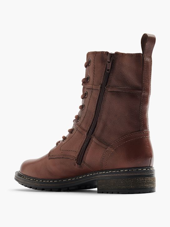 5th Avenue Schnür-Stiefelette Cognac