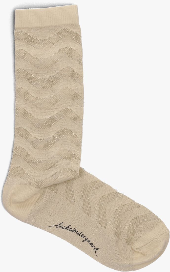BECKSONDERGAARD witte becksondergaard sokken dopamina glitter sock