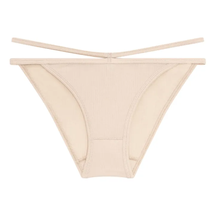 Baserange Culotte Côtelée Nida Coton Bio | Ecru