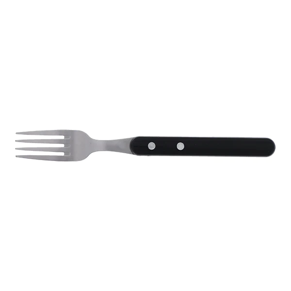 Set de 4 fourchettes inox Les Bistrots à la Française manche noir Jean