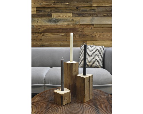 Buildify gerecyclede houten balken, gekapt sparren-/den-/sparrenhout, 100x120mm tot 140x140mm, lengte: 1000mm
