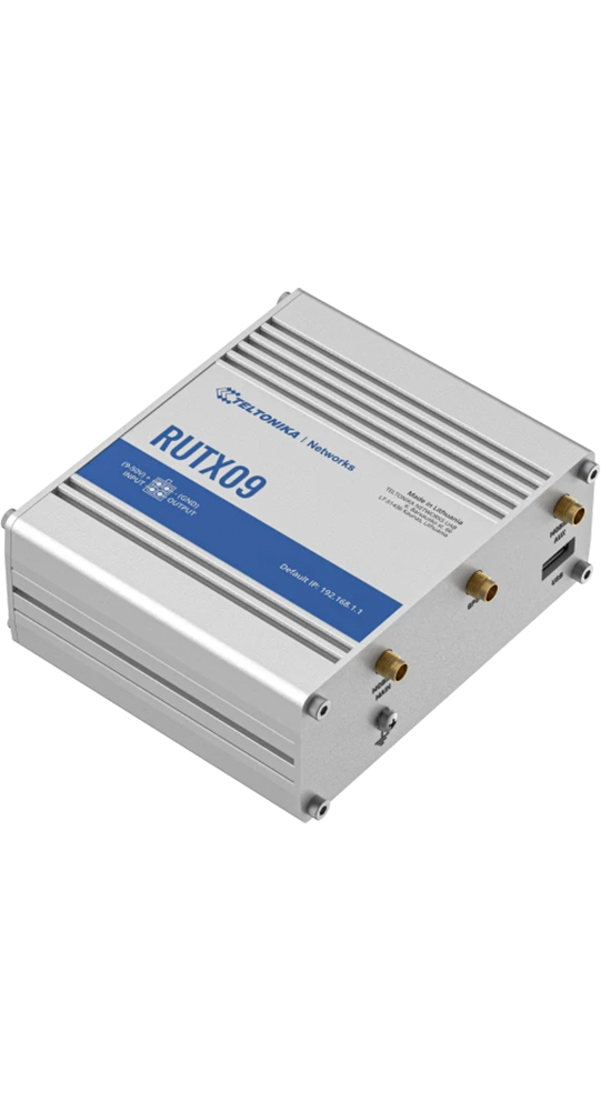 Teltonika DSL/WLAN Module RUTX09 Industrieller Mobilfunk-Router Silber