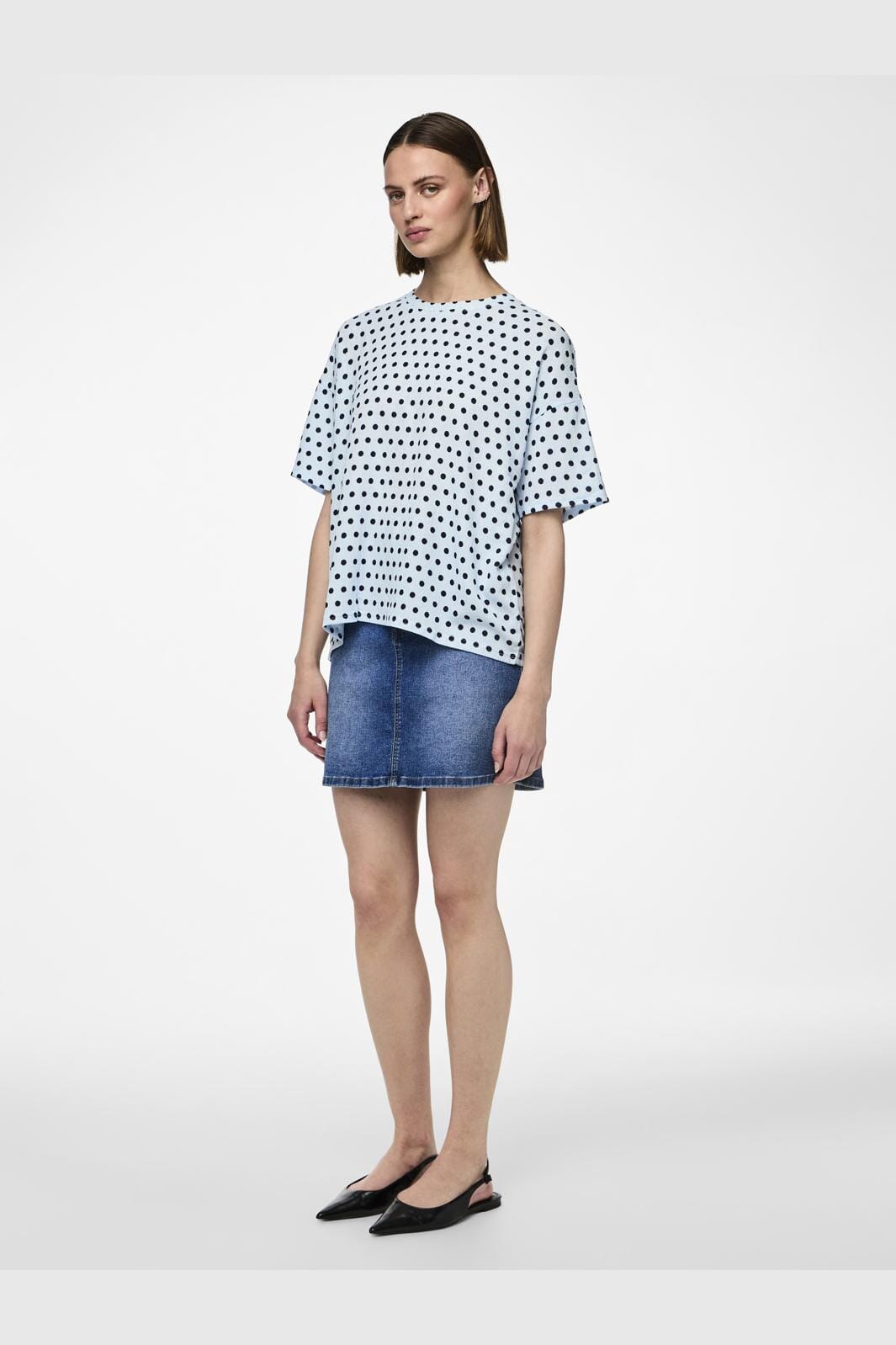 Pieces Pcluna Ss Oversize Tee Sa