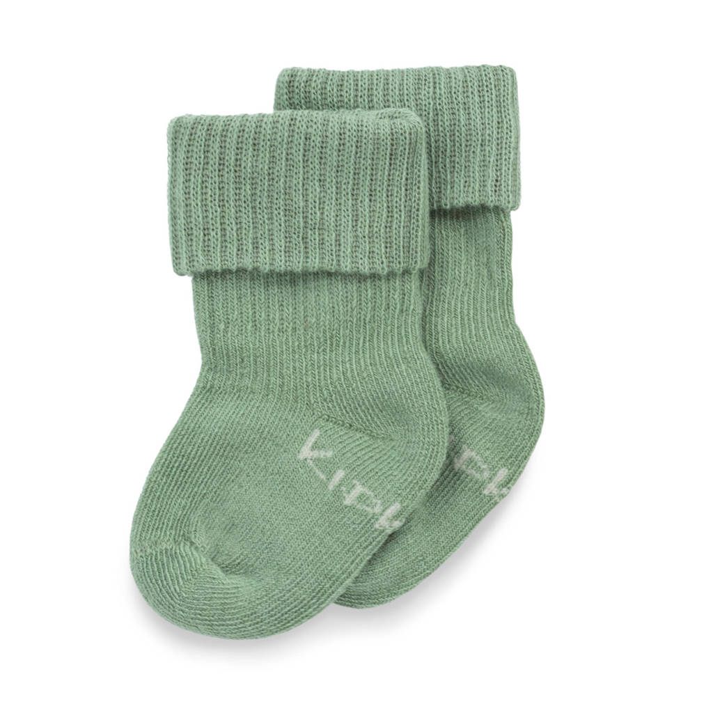 newborn Blijf-Sokjes 0-3 mnd Calming Green