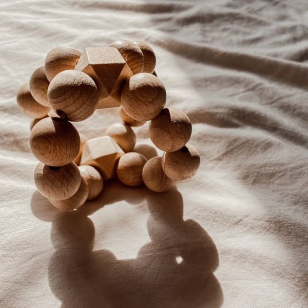 BEZISA Wooden Basics Crossball Natural