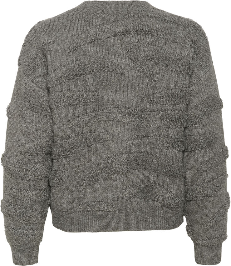 Karen by Simonsen KBRosanne Cardigan Dark gray melange