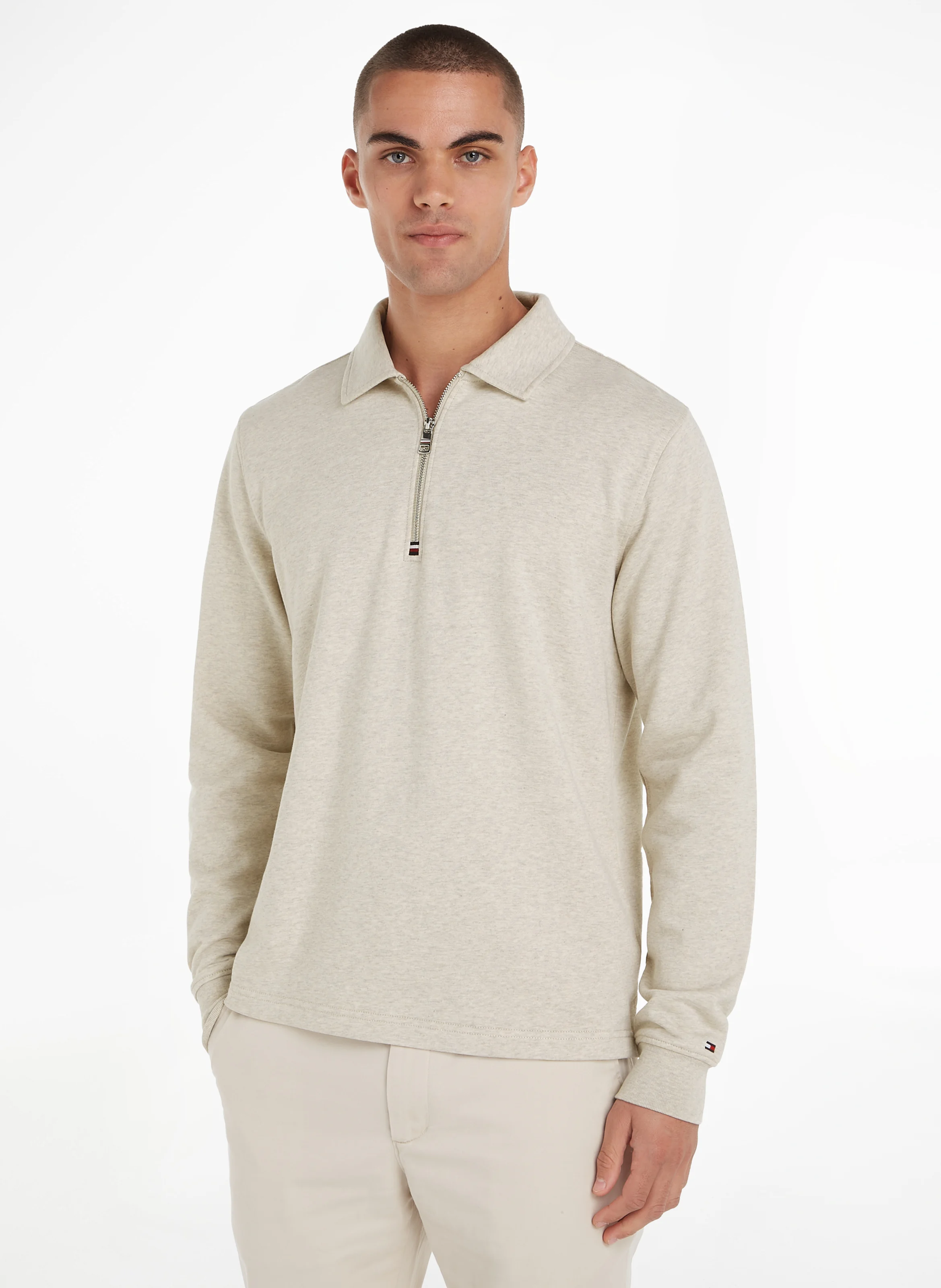 Polo regular-fit en coton | Marron