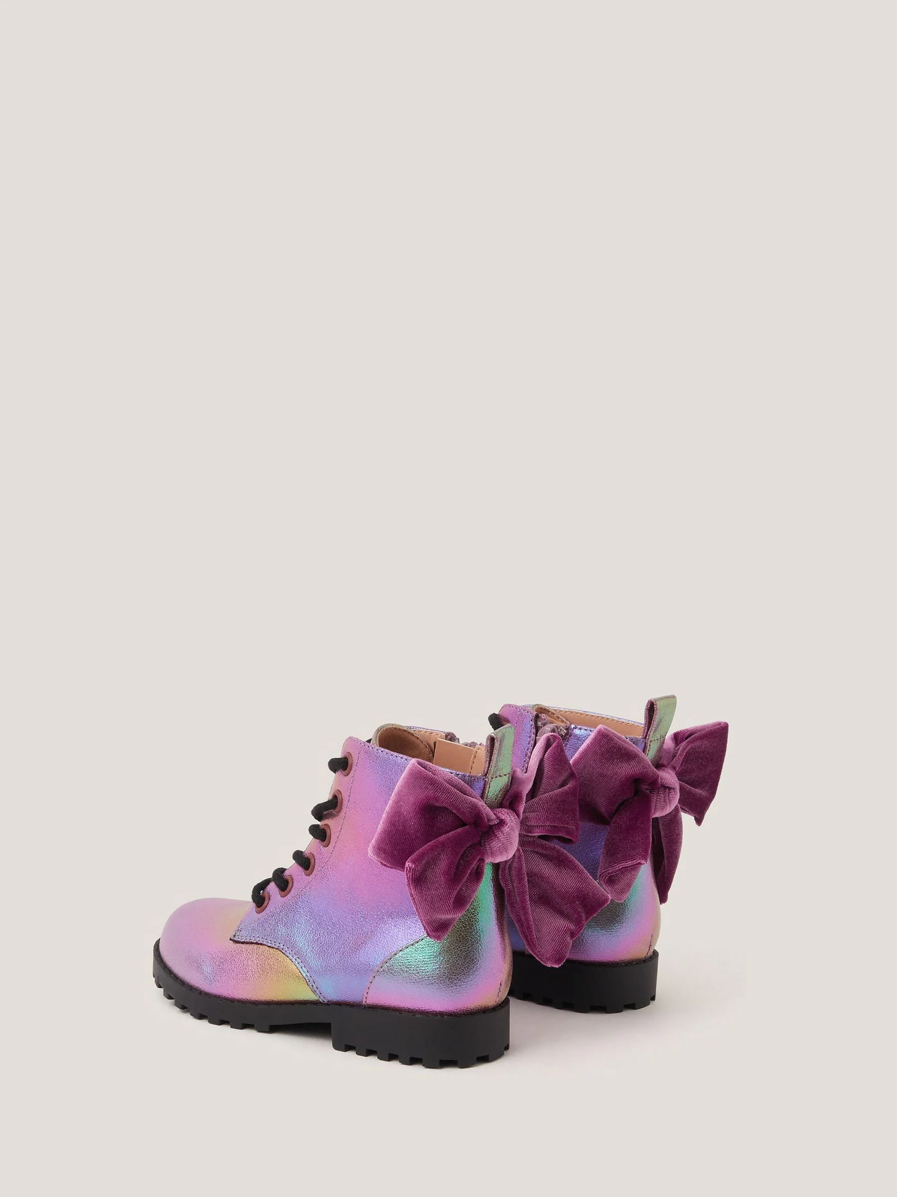 Monsoon Rainbow Lace Up Boots
