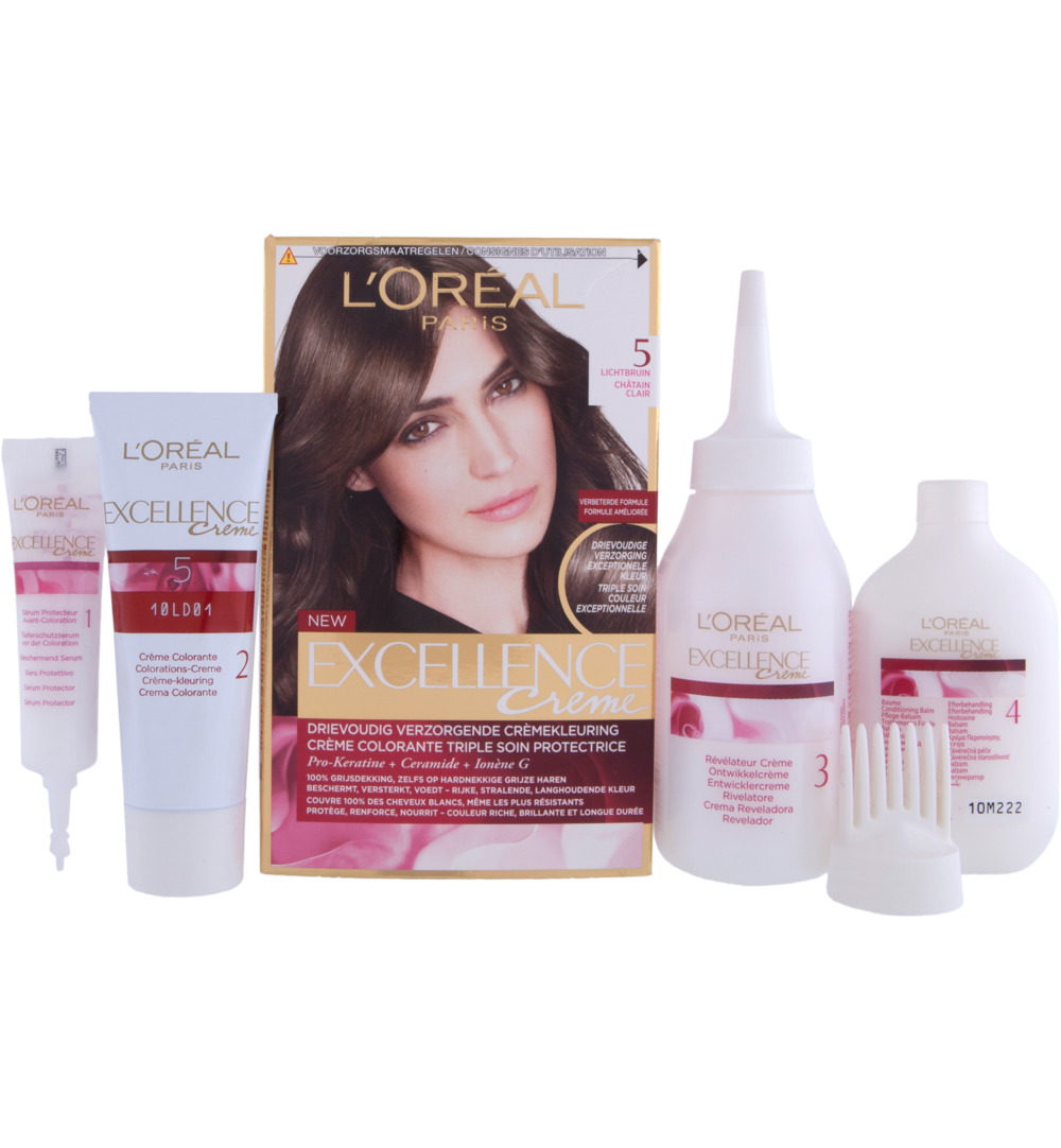 L’Oréal Excellence 5 Lichtbruin (1 set)