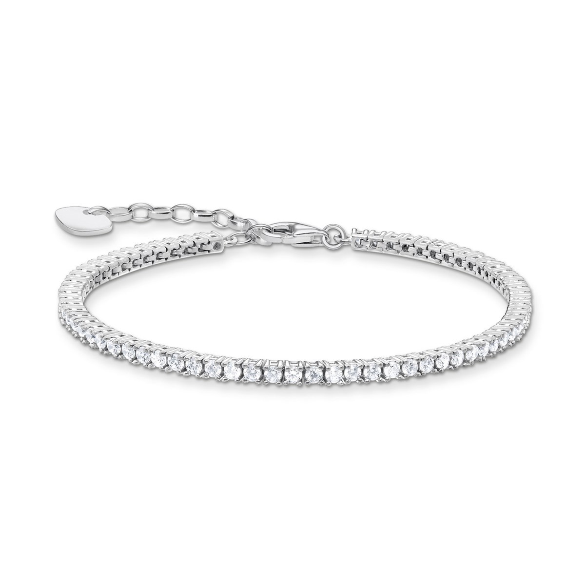 Bracelet Thomas Sabo argent rivière oxydes