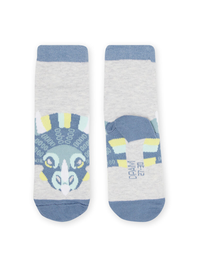 Chaussettes gris chiné enfant garçon