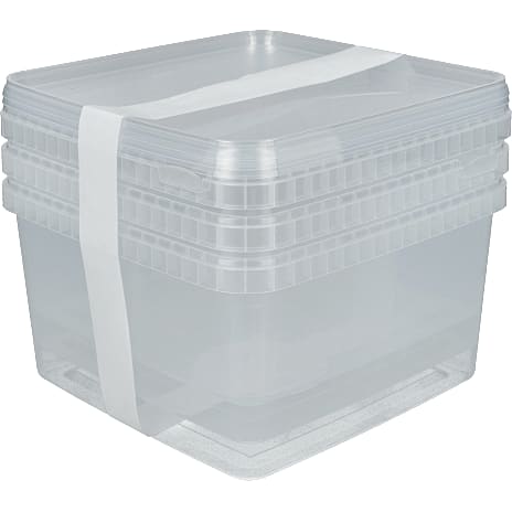 Condibøtter m. låg 3-pak (3000ml)
