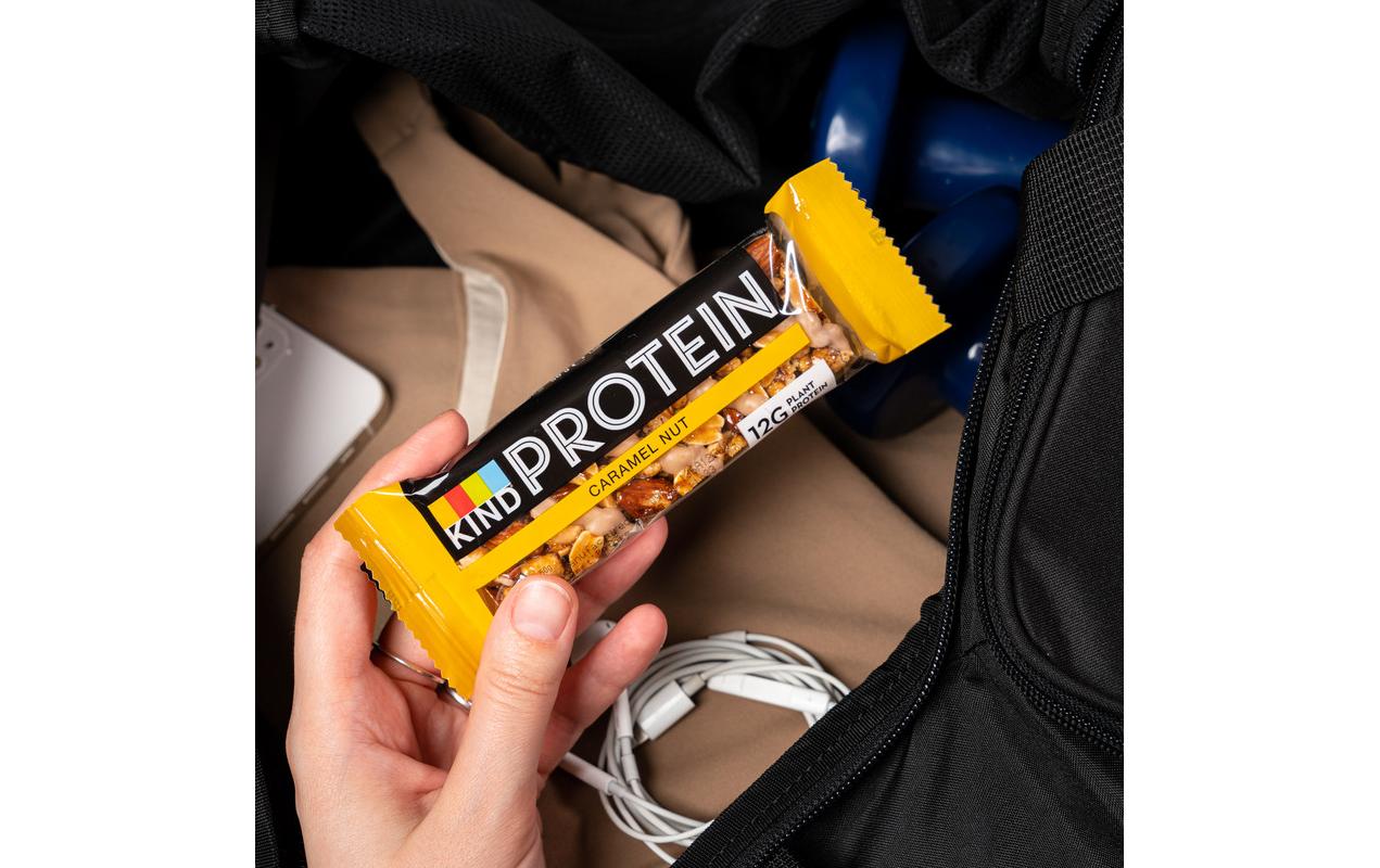 Riegel Protein Caramel Nut 12 x 50 gEin leckerer Proteinriegel mit dem unwiderstehlichen Geschmack von Karamell und Nüssen