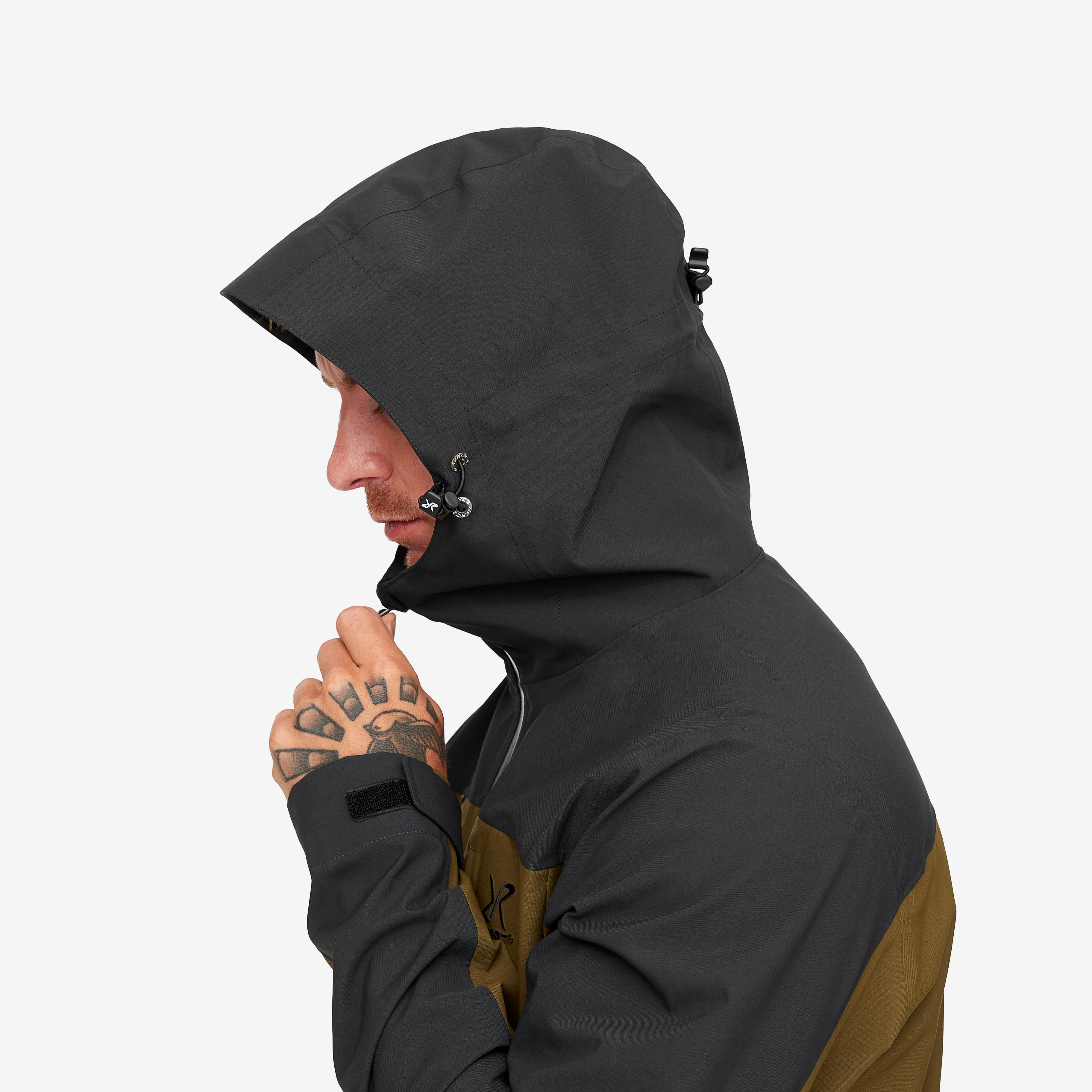 Silence Proshell 3L Jacket Herre Dark Olive/Moonless Night