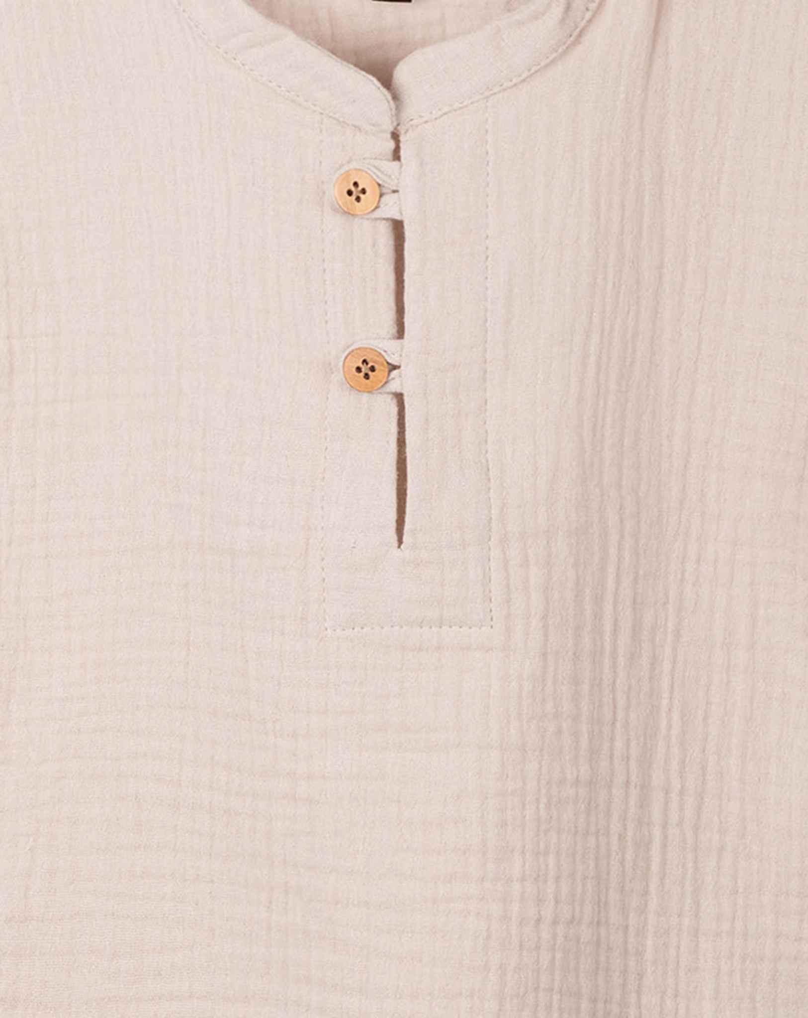 Mull-T-Shirt BASIC PURE in oat
