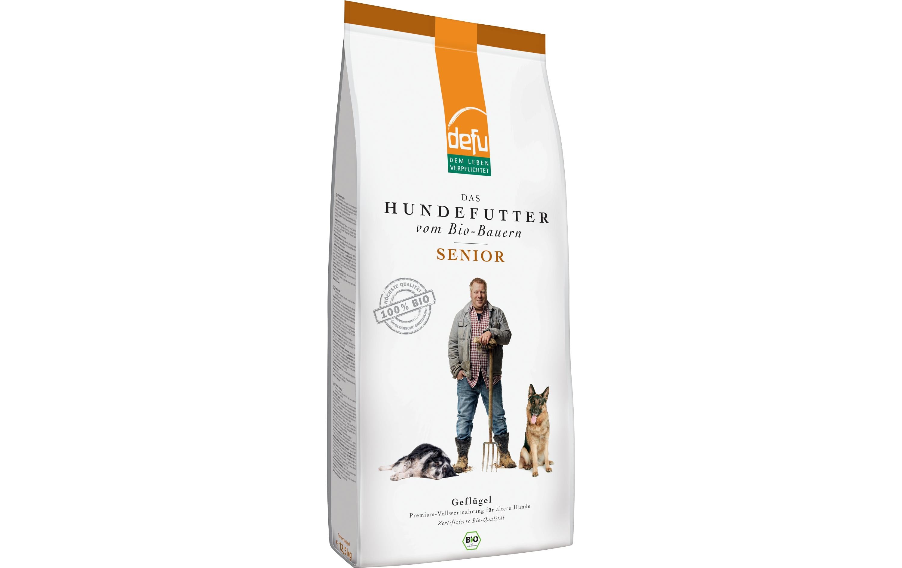 Trockenfutter Senior Bio Geflügel, 12.5 kgAlleinfuttermittel für ältere Hunde