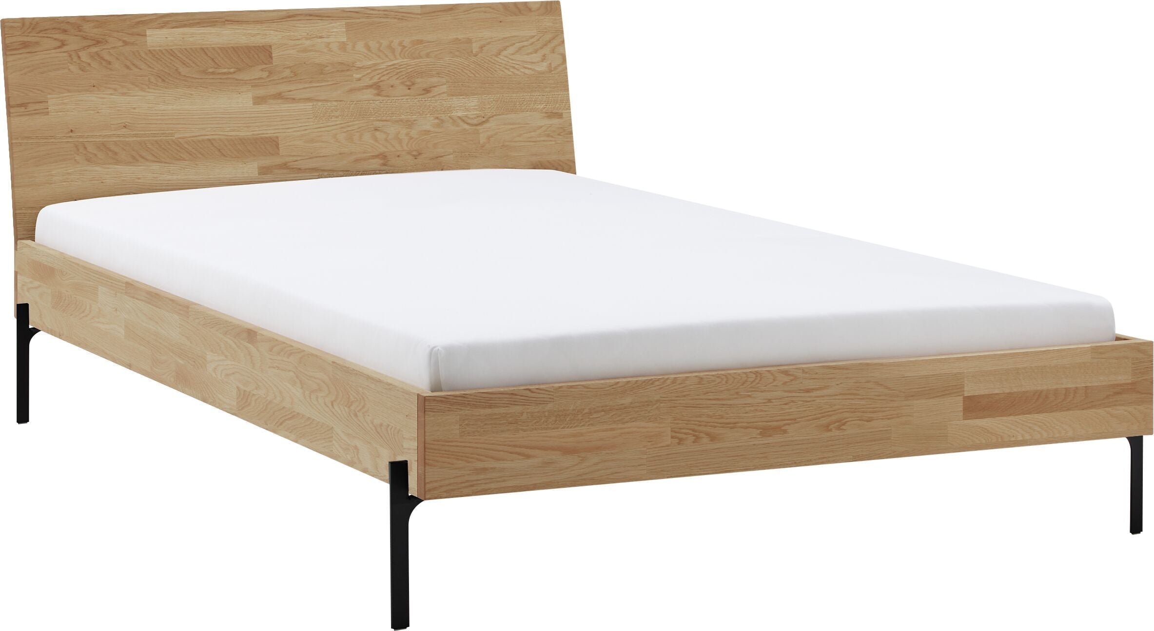 CARA Bett - Eiche / B: 120.0 cm x T: 200.0 cm