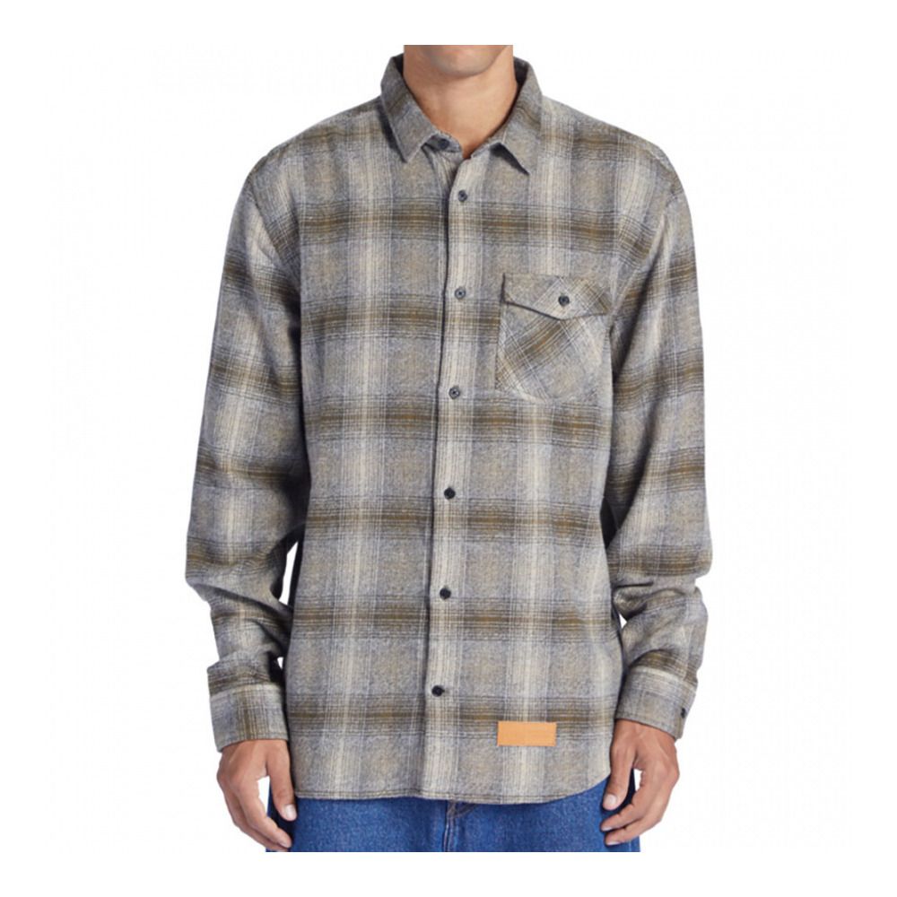 DC Shoes MARSHAL FLANNEL - Chemise Homme capers/plaza toupe