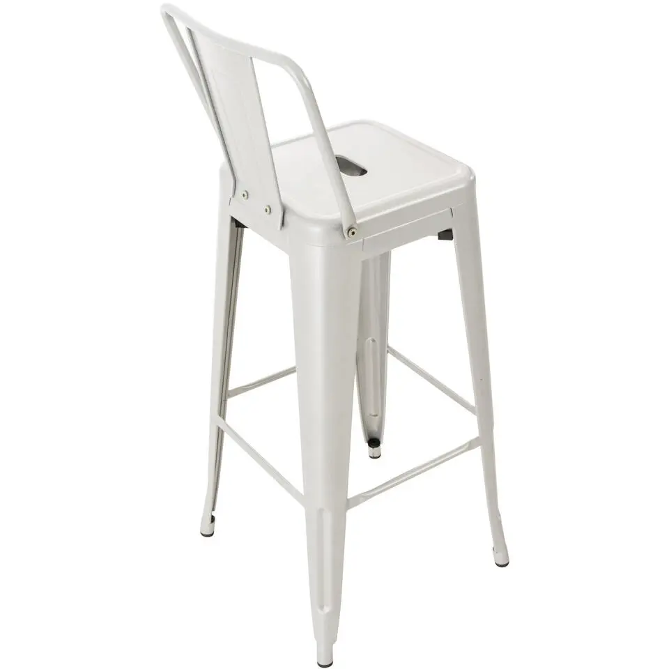 CLP Barkruk Mason natura Frame - Metaal - zilver