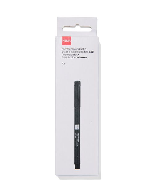 4 stylos à pointe ultra-fine