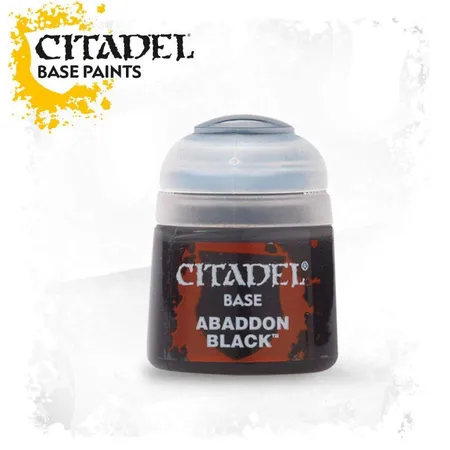 Games Workshop Citadel Base Abaddon Black, 12 ml