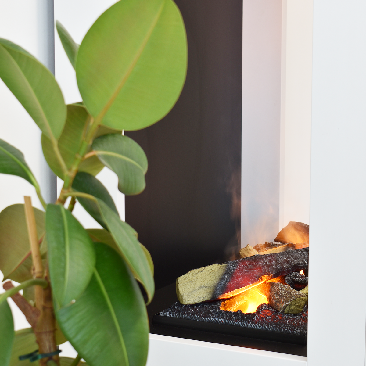GLOW FIRE Elektrische haard 'Böll' | Waterdamphaard met OMC 600 | HxBxD: 145x74x44 cm