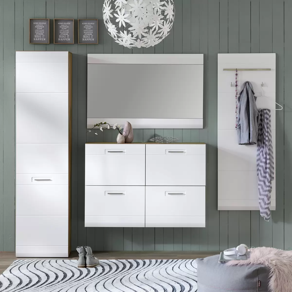 Wandpaneele Auris weiss